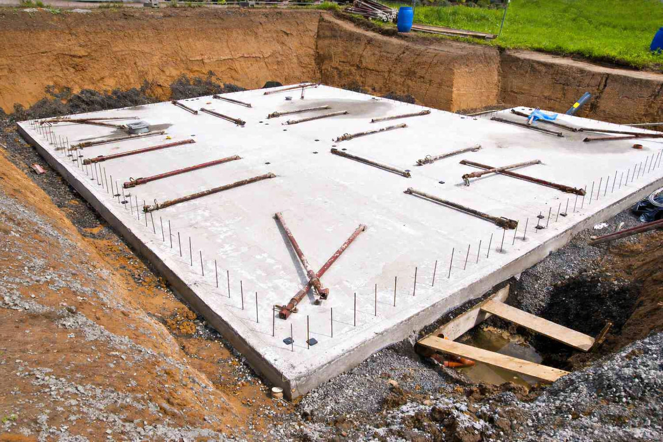 Concrete footings
